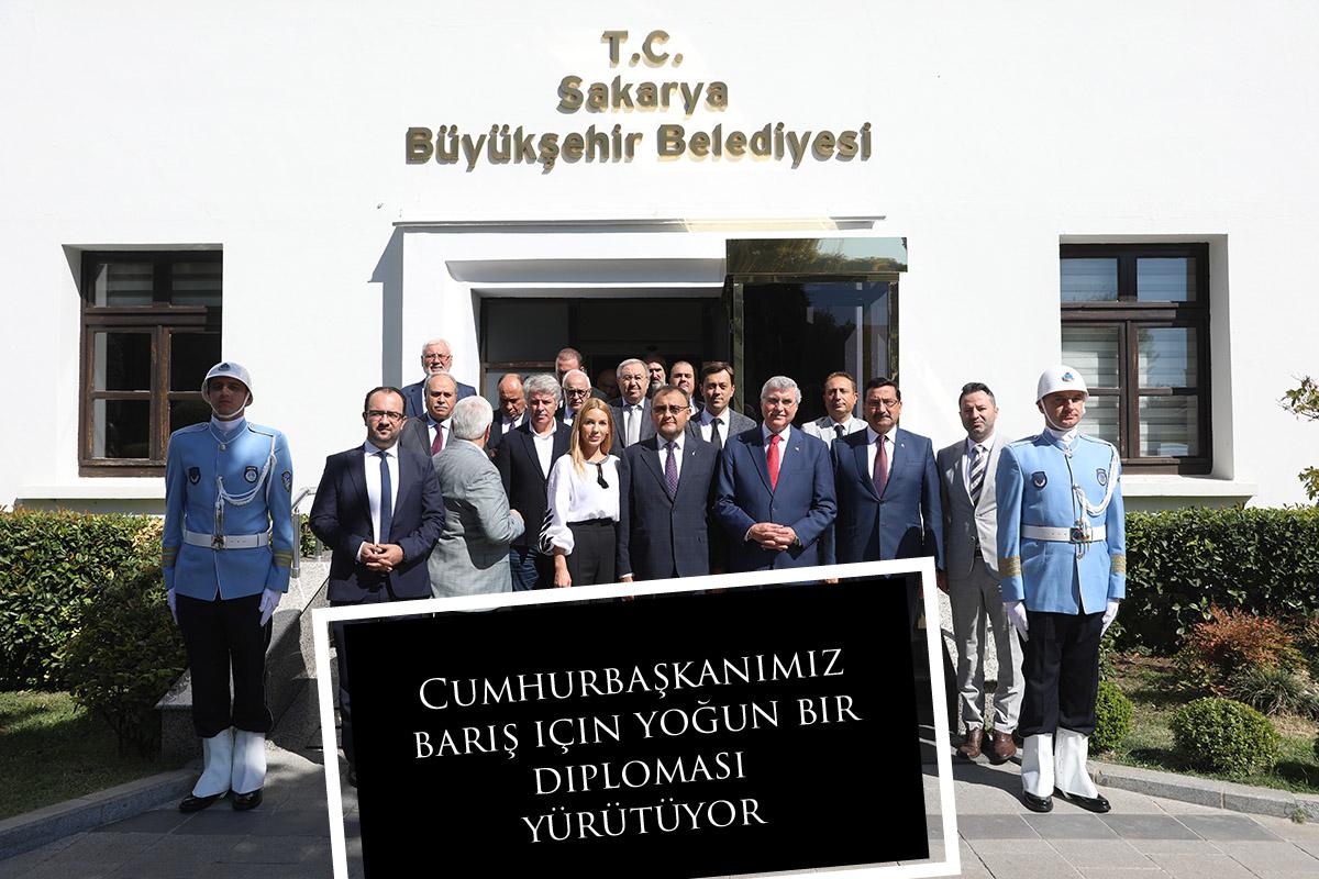 Cumhurbaşkanımız barış için yoğun bir diplomasi yürütüyor