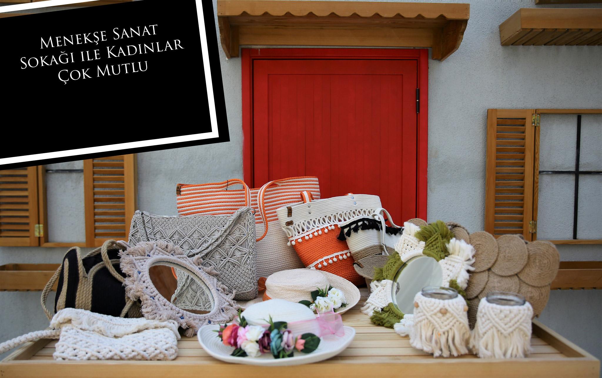 Menekşe Sanat Sokağı ile Kadınlar Çok Mutlu