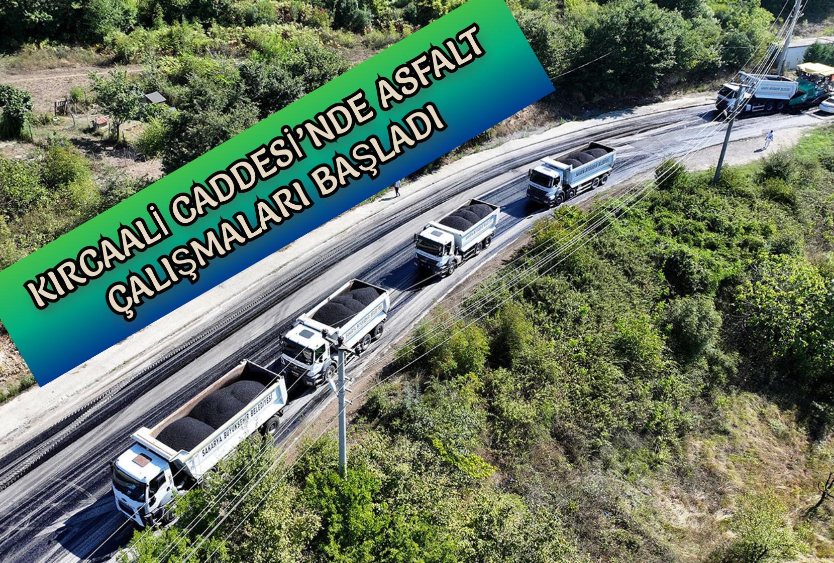Kırcaali Caddesi’nde asfalt çalışmaları başladı