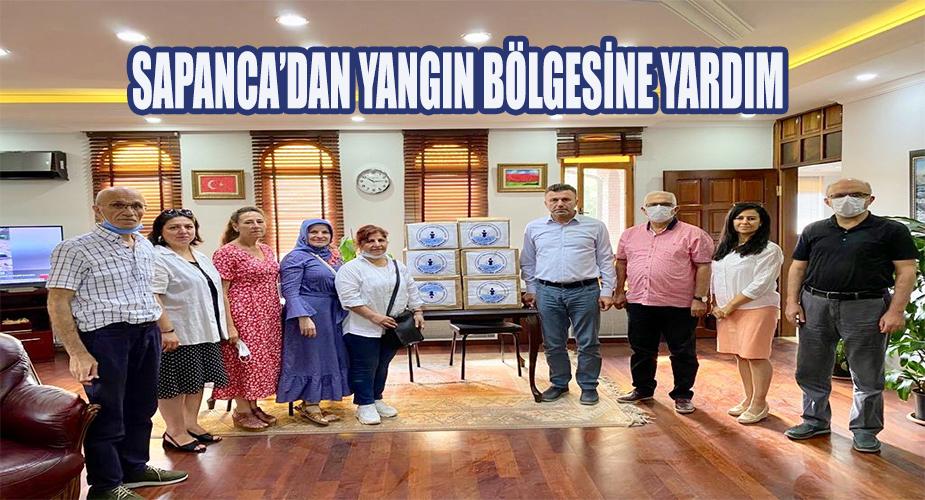 Sapanca’dan Yangın Bölgelerine Destek