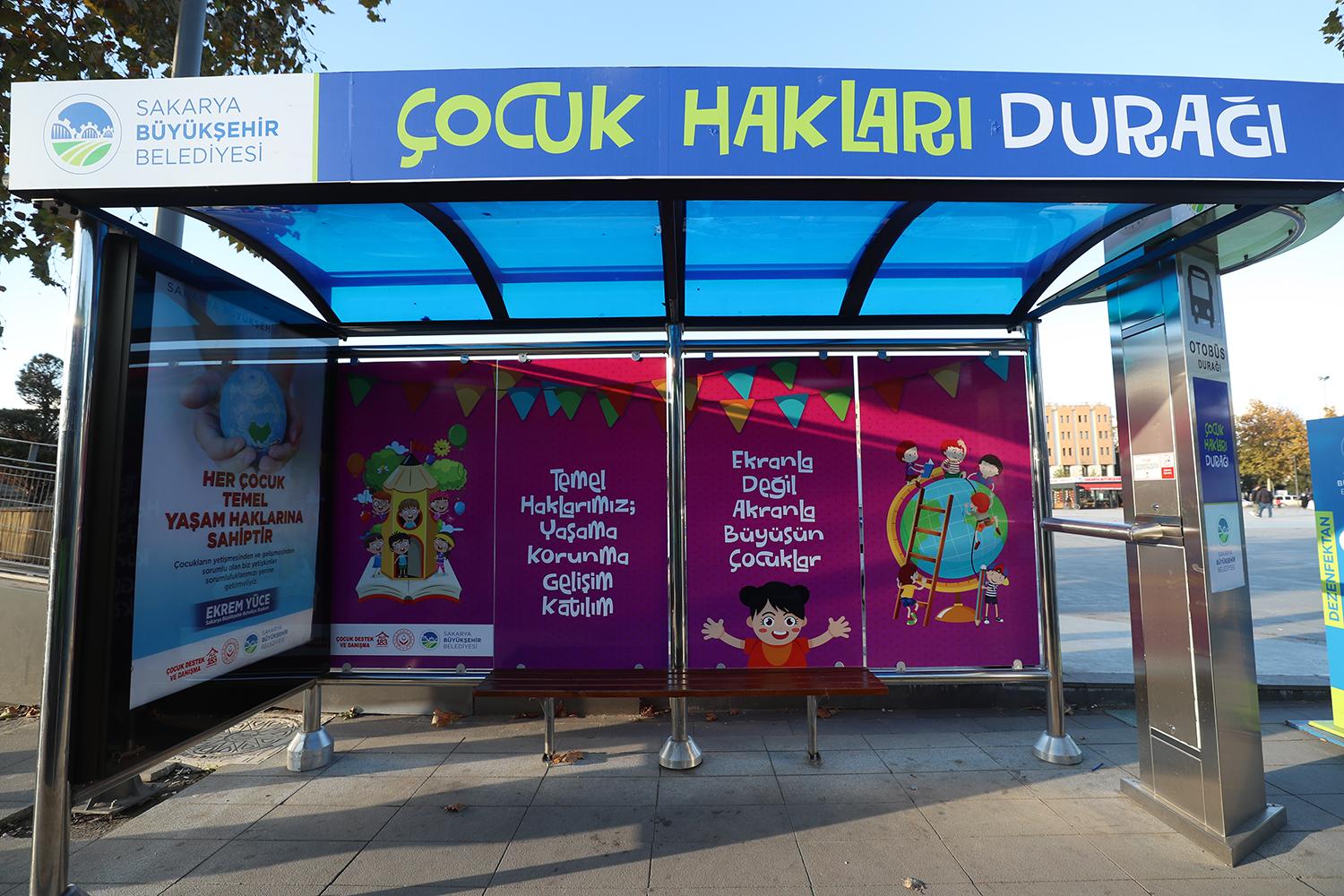 ‘Çocuk Hakları Durağı’ Farkındalık Oluşturuyor‘