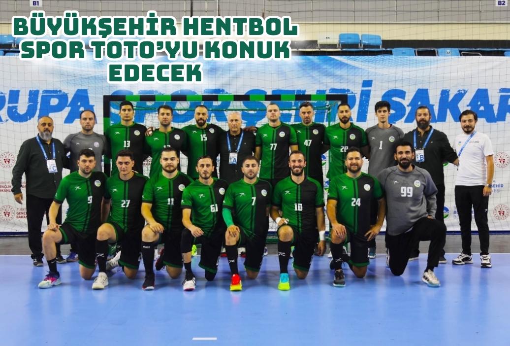 Büyükşehir hentbol Spor Toto’yu konuk edecek