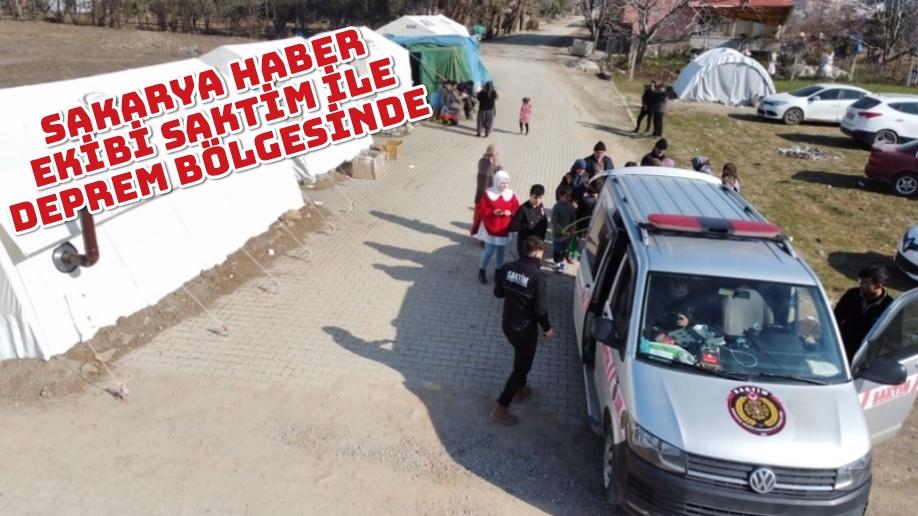 Sakaryalıların gönderdiği yardımların dağıtımını görüntüledik  
