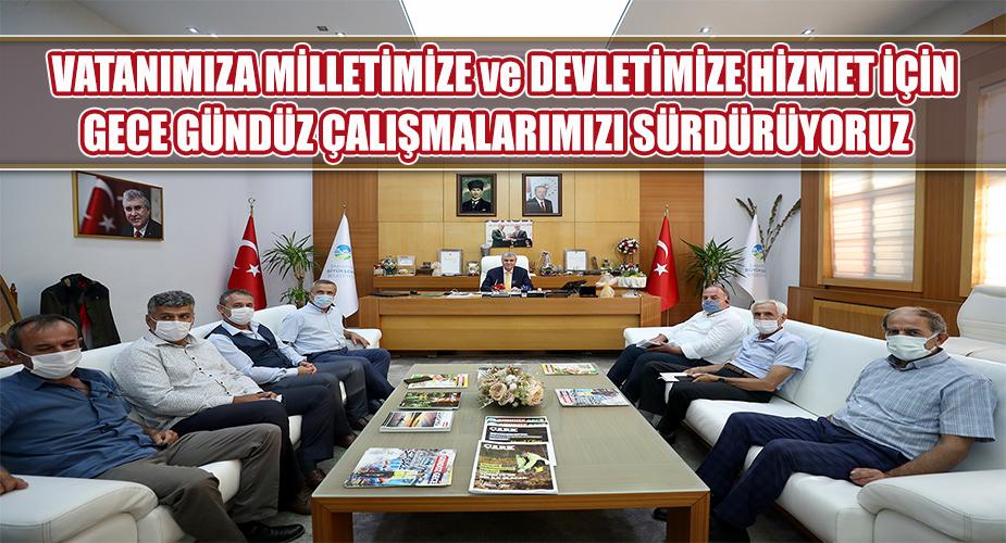Muhtarlarımızla sürekli diyalog halindeyiz