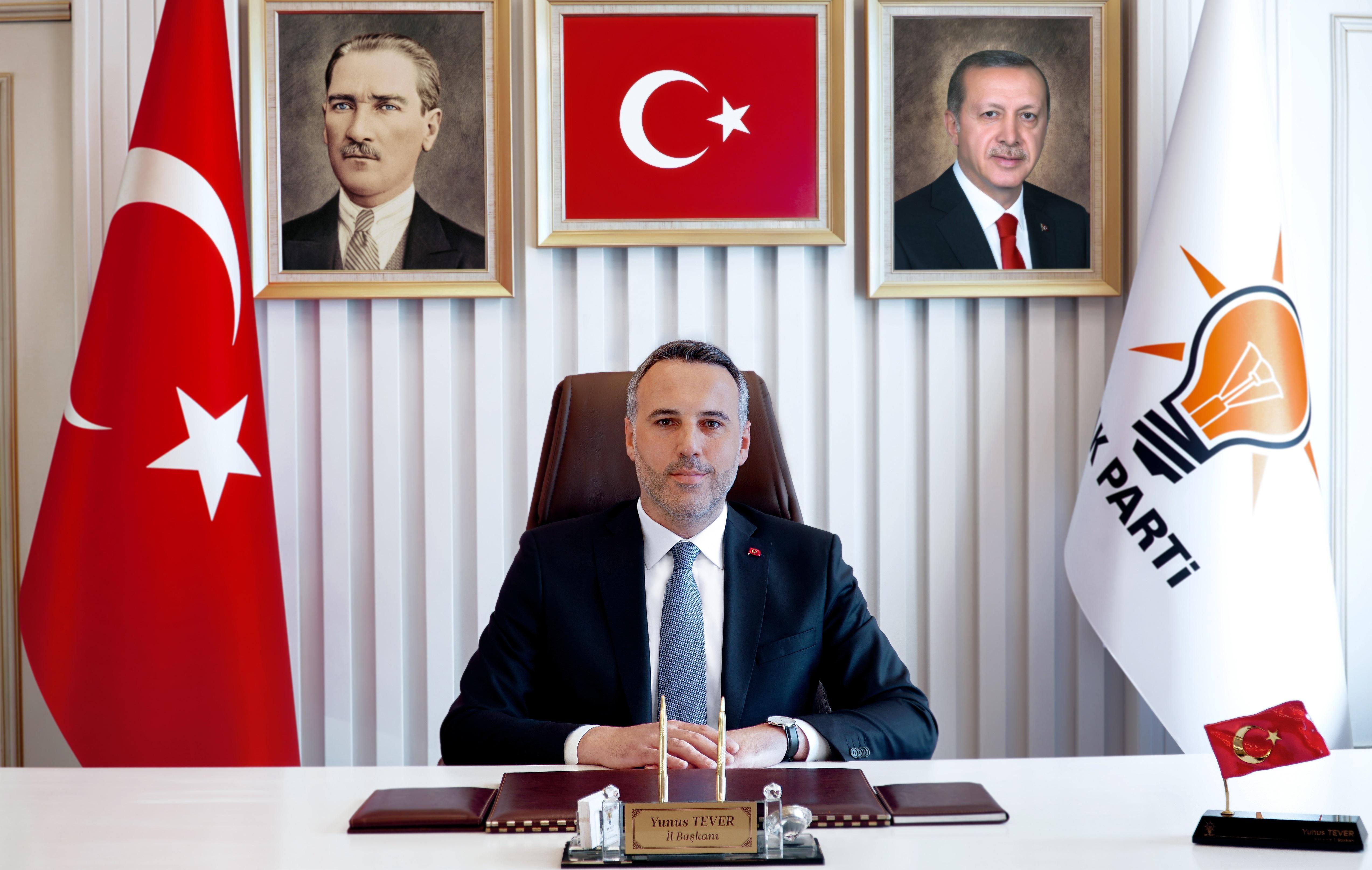 İL BAŞKANI TEVER'DEN MİRAÇ KANDİLİ MESAJI