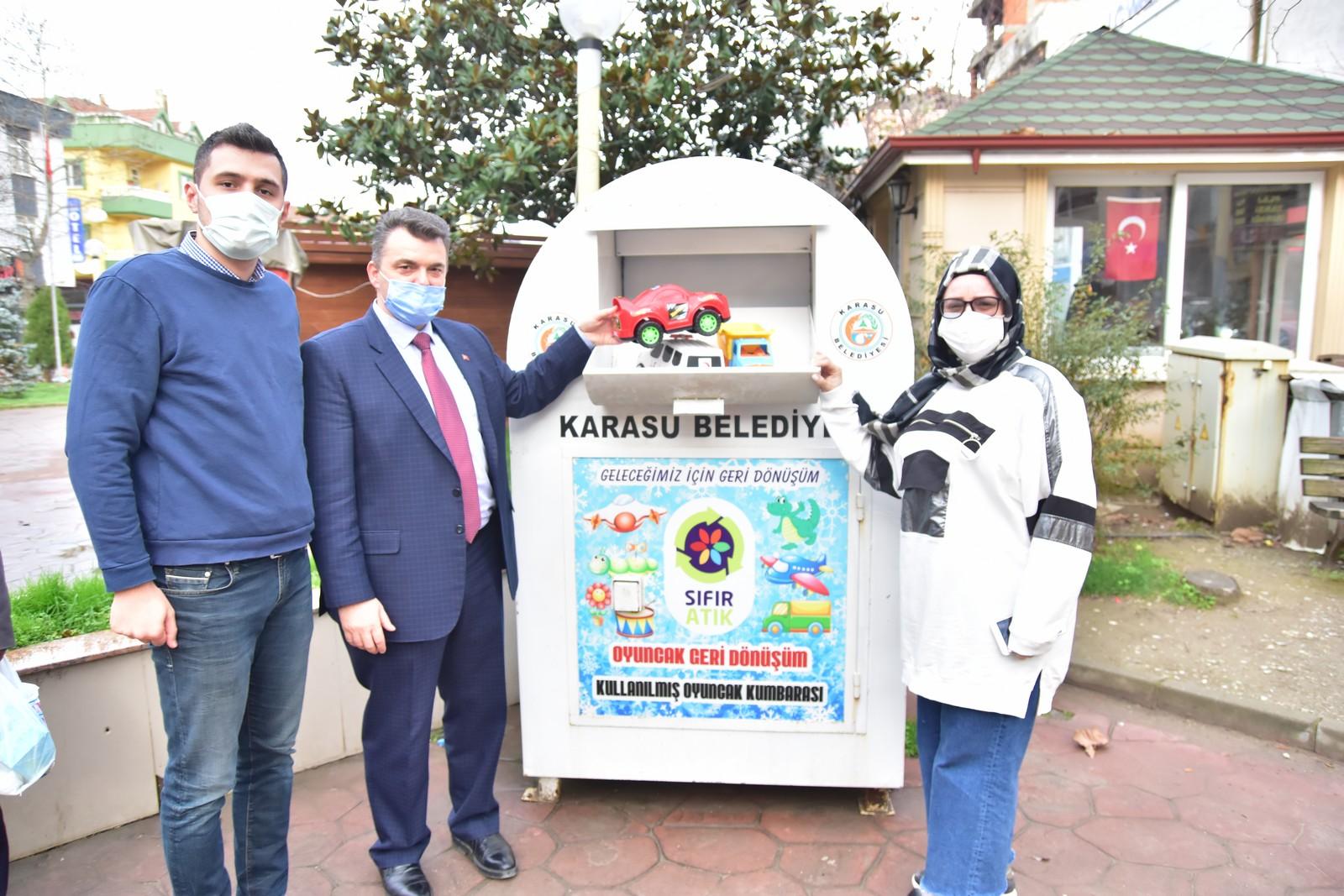 Karasu Belediyesinden Oyuncak Kumbarası Projesi
