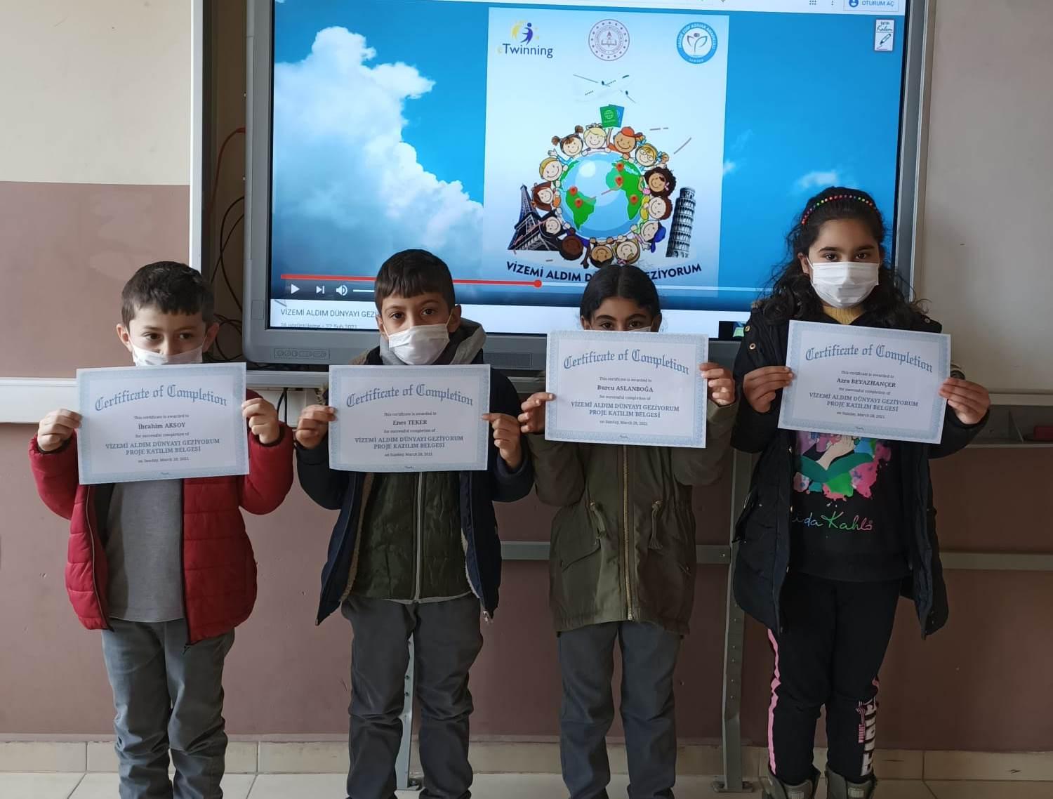 Vizemi Aldım Dünyayı Geziyorum’ eTwinning Projesi