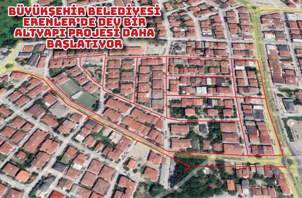Büyükşehir Belediyesi Erenler’de dev bir altyapı projesi daha başlatıyor